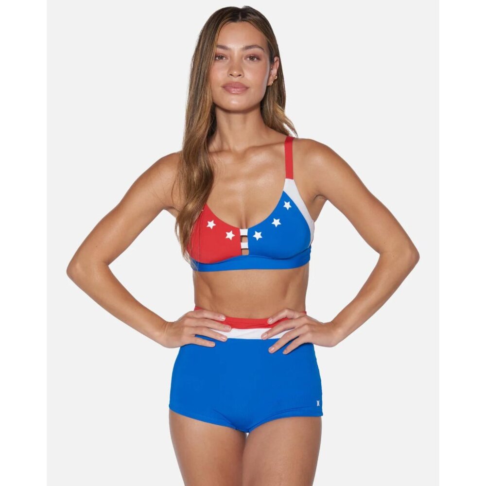 NWT Hurley Team USA Moore Swim Set NEW XS